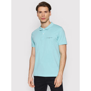 Tommy Hilfiger pánské světle modré polo tričko - XL (CSR)
